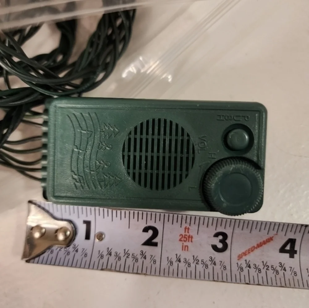 Vintage White‎ Bell Shaped Christmas Tree Lights With Music Player